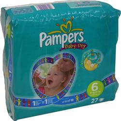 PAMPERS BABY DRY GR 6 EX L